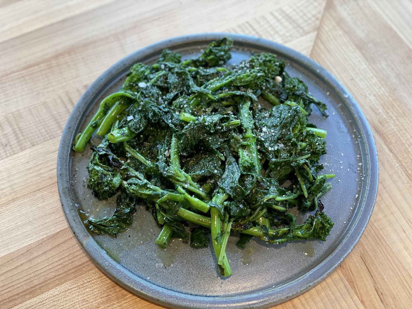 broccoli rabe on a plate