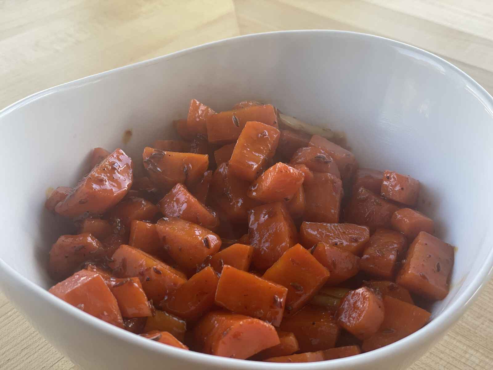 carrots in a bowl
