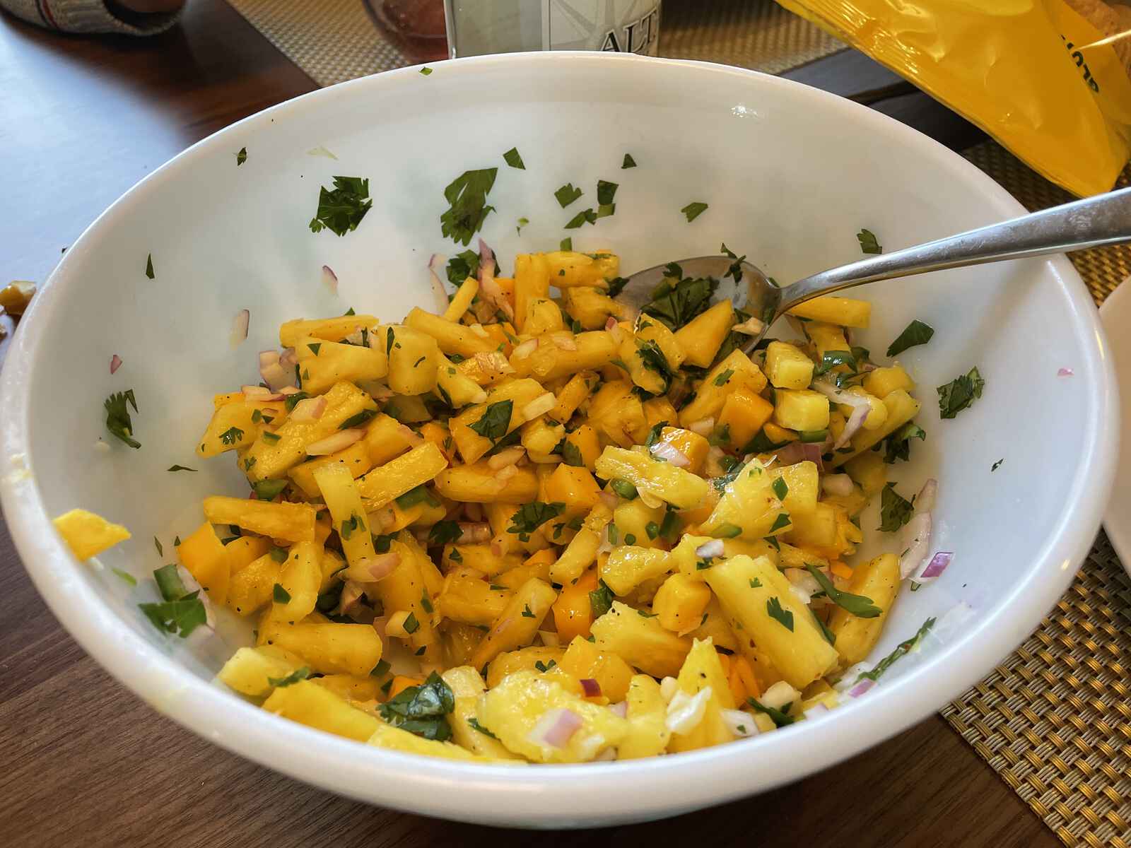 pineapple mango salsa